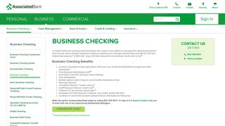 Business Checking - Associated Bank