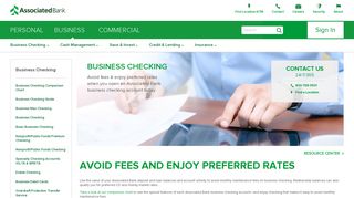 Business Checking Accounts for Small Business | Associated Bank