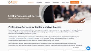 ACGI Software Professional Services | Implementations | Data ...