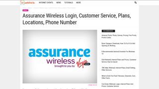Assurance Wireless Login, Customer Service, Plans, Locations ...