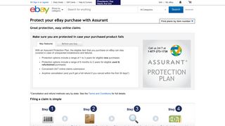 eBay Assurant Protection Plan