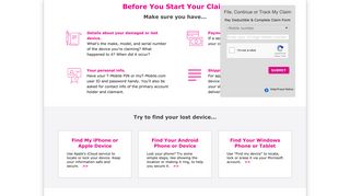 File or Track My Claim | T-Mobile - Assurant Solutions