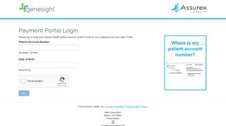 Assurex Health Payment Portal: Login
