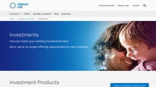 Check your investments with Asteron Life | Asteron Life NZ