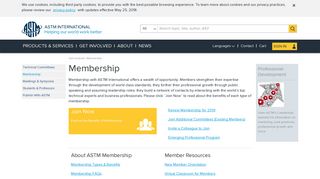 ASTM International - Membership
