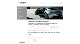 Aston Martin Tech Info