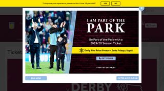 Buy Aston Villa Tickets - Home, Away, Half Season Tickets - avfc