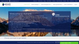 Astranti: Online CIMA study materials and courses