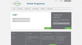 Login - Astrata Partner Programme - Astrata Europe