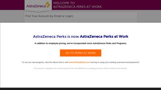 Find Your Account (by Email or Login) - AstraZeneca Perks at Work