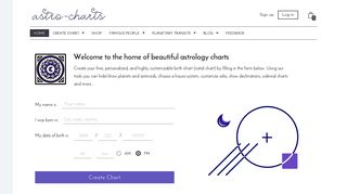 Astro-Charts: Beautiful Free Astrology Charts