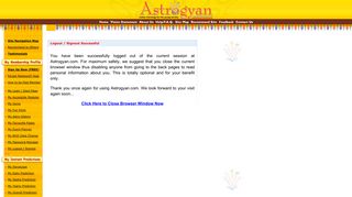 Member Logout At Astrogyan - Free Astrology, Indian Astrology ...