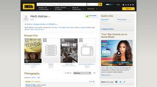 Herb Astrow - IMDb