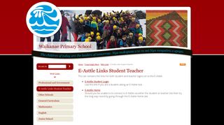 E-Asttle Links Student Teacher | Waikanae Primary School