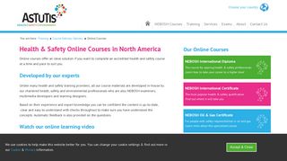 Health & Safety Online Courses in North America | NEBOSH ... - Astutis