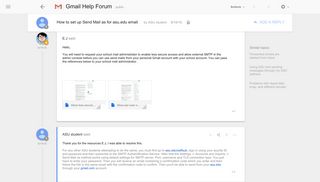 How to set up Send Mail as for asu.edu email - Google Product Forums