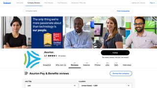 Working at Asurion: 584 Reviews about Pay & Benefits | Indeed.com