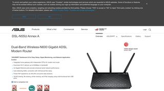 DSL-N55U Annex A | Networking | ASUS Global