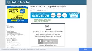 How to Login to the Asus RT-AC55U - SetupRouter