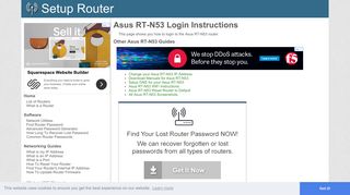 Login to Asus RT-N53 Router - SetupRouter