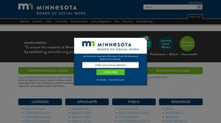 Board of Social Work (BOSW) / State of Minnesota ... - Minnesota.gov