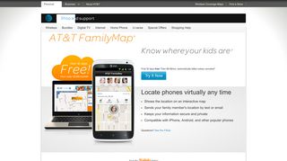 AT&T FamilyMap : Welcome