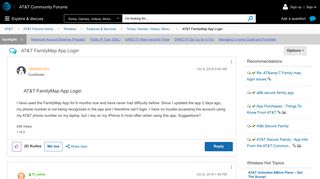 AT&T FamilyMap App Login - AT&T Community