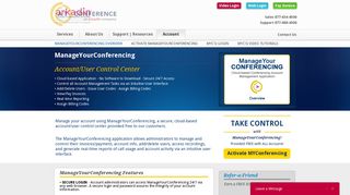 ManageYourConferencing - Conferencing Account Management ...