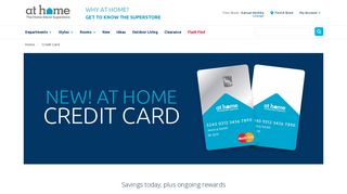 Credit Card | At Home
