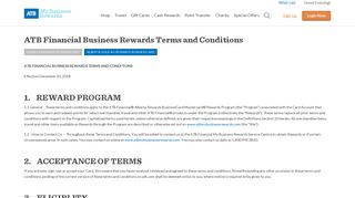 MyRewards Program - ATB My Rewards