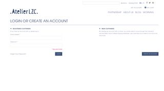 Login or Create an Account - Atelier LZC