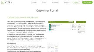 Customer Portal - Atera - RMM software | PSA & Remote Access for ...