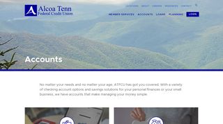Accounts | Alcoa Tenn Federal Credit Union