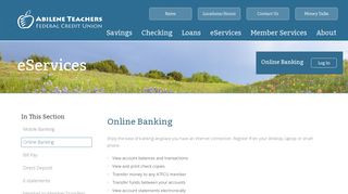 Online Banking - Abilene Teachers FCU