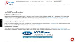 Ford AXZ Plans: Discount Vehicles For Employees, Friends