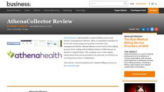 AthenaCollector Review 2018 | Medical Billing Service Reviews
