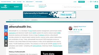 What is athenahealth Inc. ? - Definition from WhatIs.com