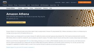 Amazon Athena — Serverless Interactive Query Service - AWS