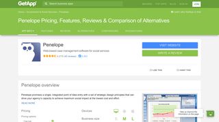 Penelope Pricing, Features, Reviews & Comparison of Alternatives ...