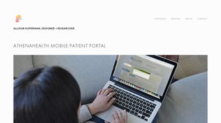 athenahealth Mobile Patient Portal — Allison Kuperman