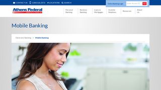 Mobile Banking Services | Athens Federal Community Bank