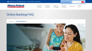 Online Banking FAQs | Athens Federal Community Bank