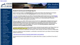 Student E-mail - Athens Technical College
