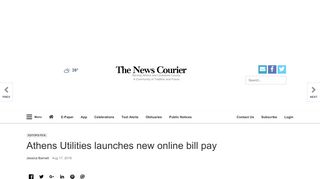 Athens Utilities launches new online bill pay | Local News ...