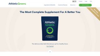 Athletic Greens: The Whole Food Supplement For Optimal Health