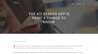 The ATI Reader App Is Here! 4 Things to Know – ATI Nursing Blog