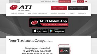 Your Treatment Companion - ATI Physical Therapy