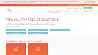 All Product Solutions - for Educators | ATI - ATI Testing