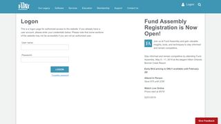 The Fund - Logon