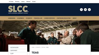 TEAS | Testing - South Louisiana Community College